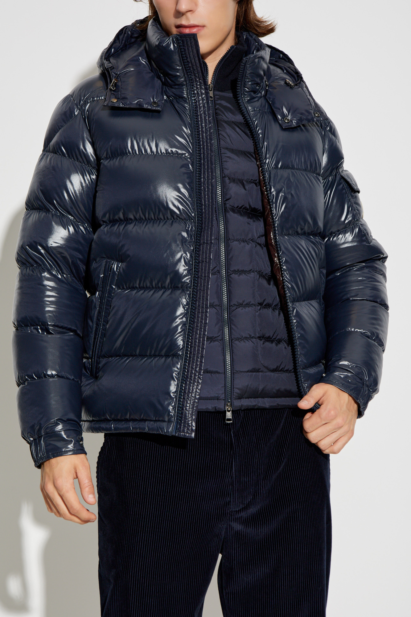 MONCLER｜DOWN JACKETS (1C00026 595FE 999) Moncler Maya Series Down Jackets Men Black - POIZON